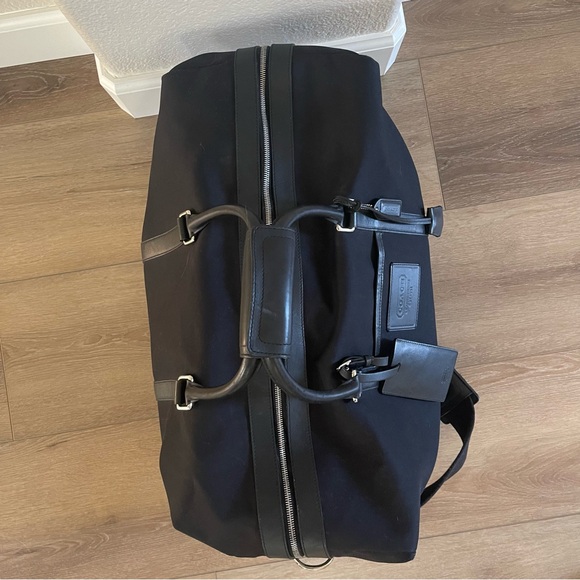 Coach -Weekender Duffle/Carry On | 5962 | Black Canvas with Black Leathe… - Picture 16 of 16
